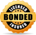 licensed bonded and insured icon